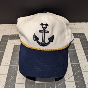 NWT Walt Disney World Yacht Club Resort Anchor Mickey Baseball Cap /  Dad Hat
